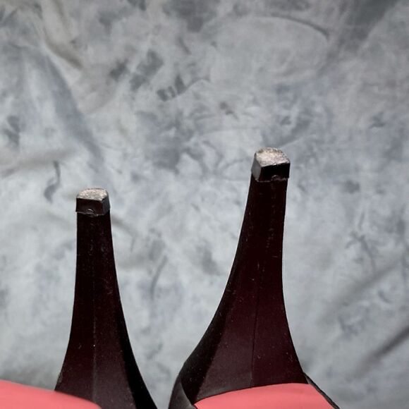 Paris Hilton platformโBowโDetailโPleatedโstilettoโheelsโsizeโ9โ1/2 - Picture 15 of 16